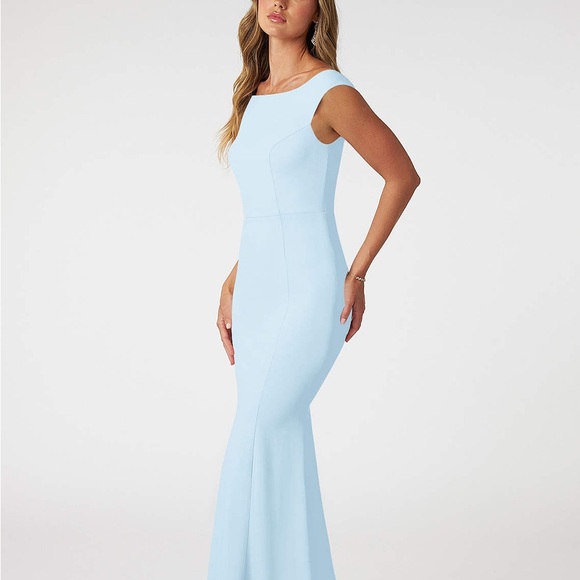 Azazie Nicolina - size A14
Dress Color: sky blue - Picture 7 of 9